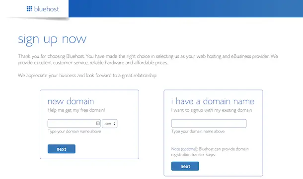 Free domain name