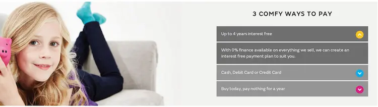 Sofa payment plans