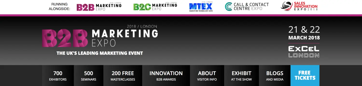 B2B marketing Conference London