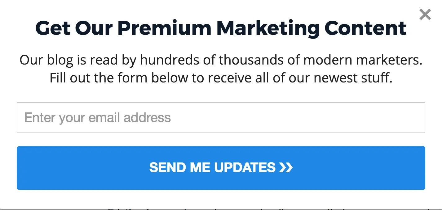 Premium marketing