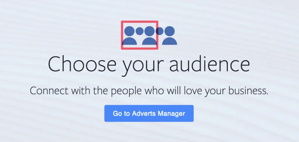 Facebook audience selection tool interface.
