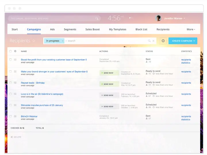 bitrix campaign management