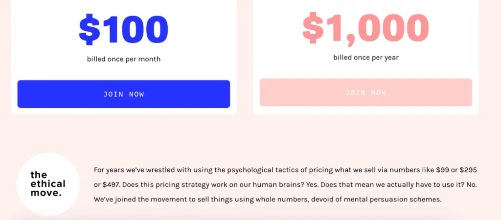 Rounded price effect diagram illustrating consumer reactions to pricing strategies.