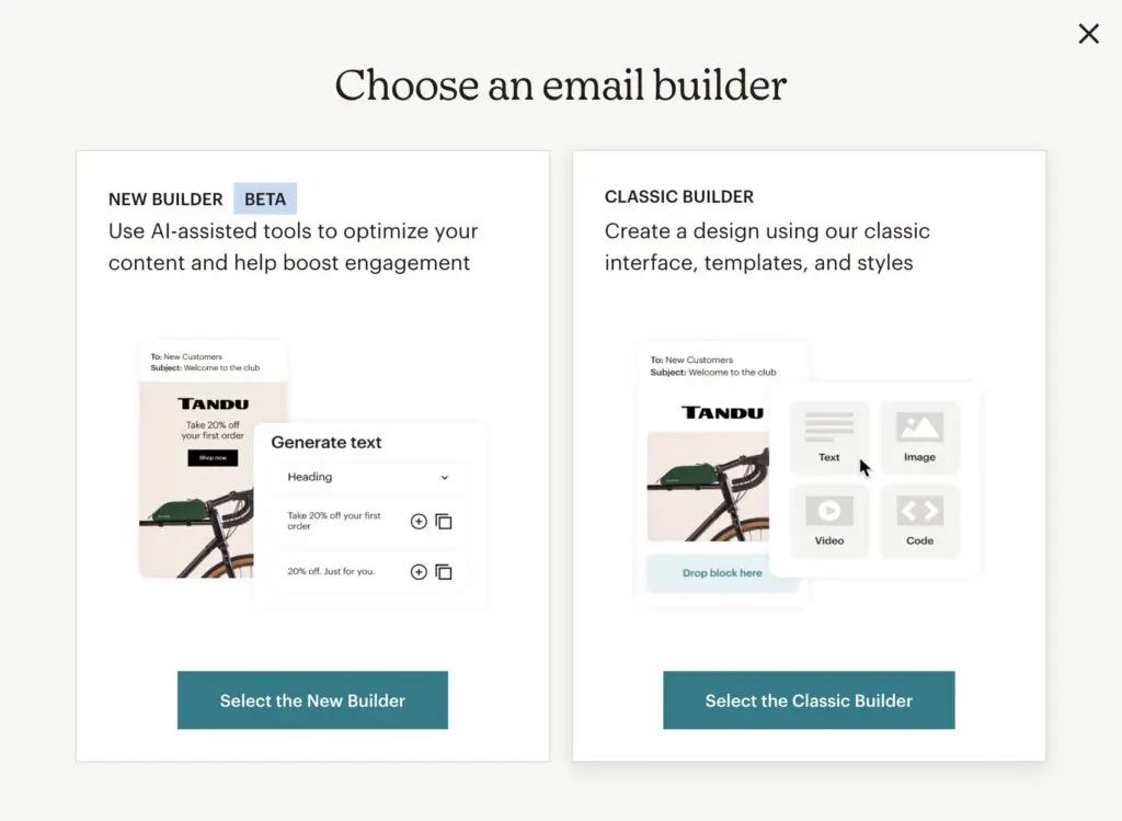 mailchimp webflow email marketing