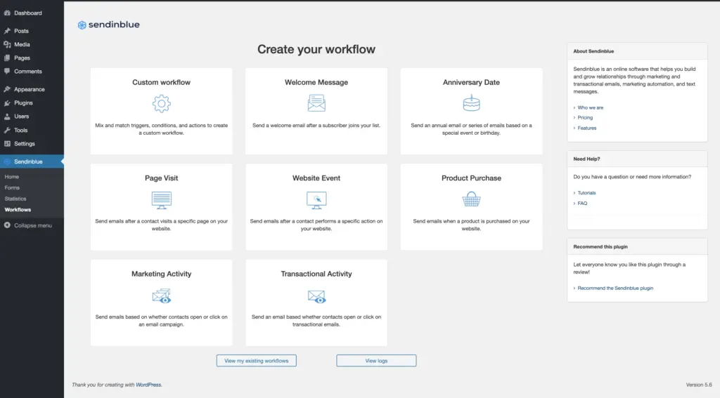 Brevo wordpress