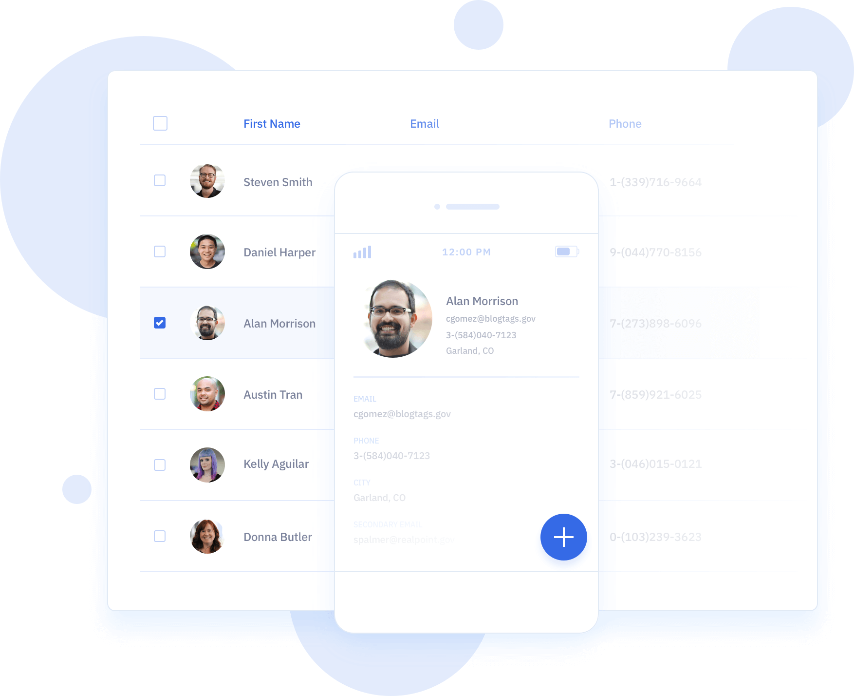 ActiveCampaign showing contact management interface with user details.