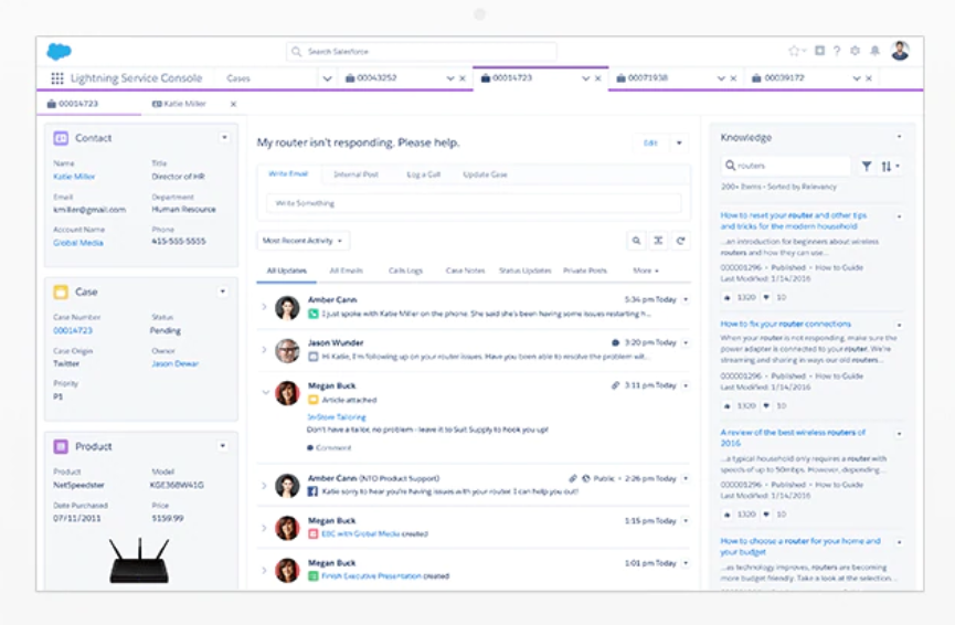 Salesforce’s Lightning Service Console
