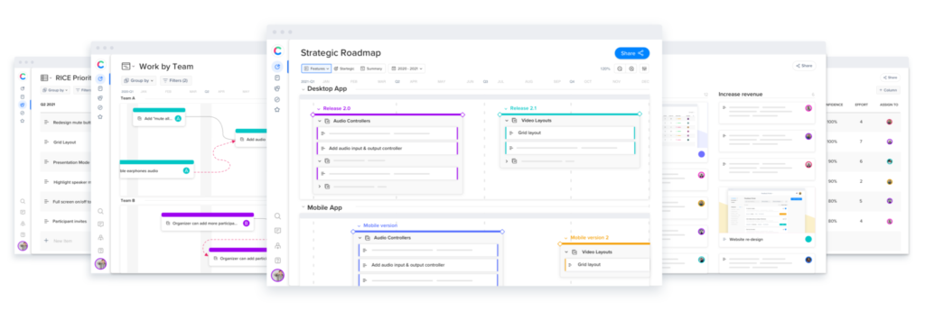 Screenshot of Craft's software