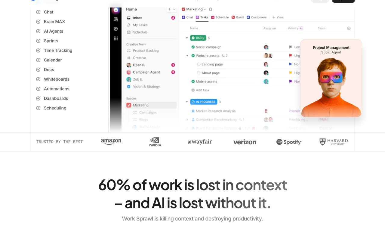 ClickUp project