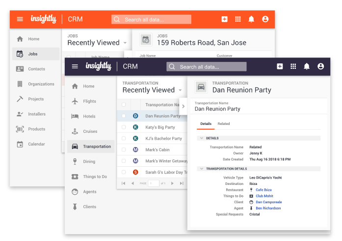 insightly crm view