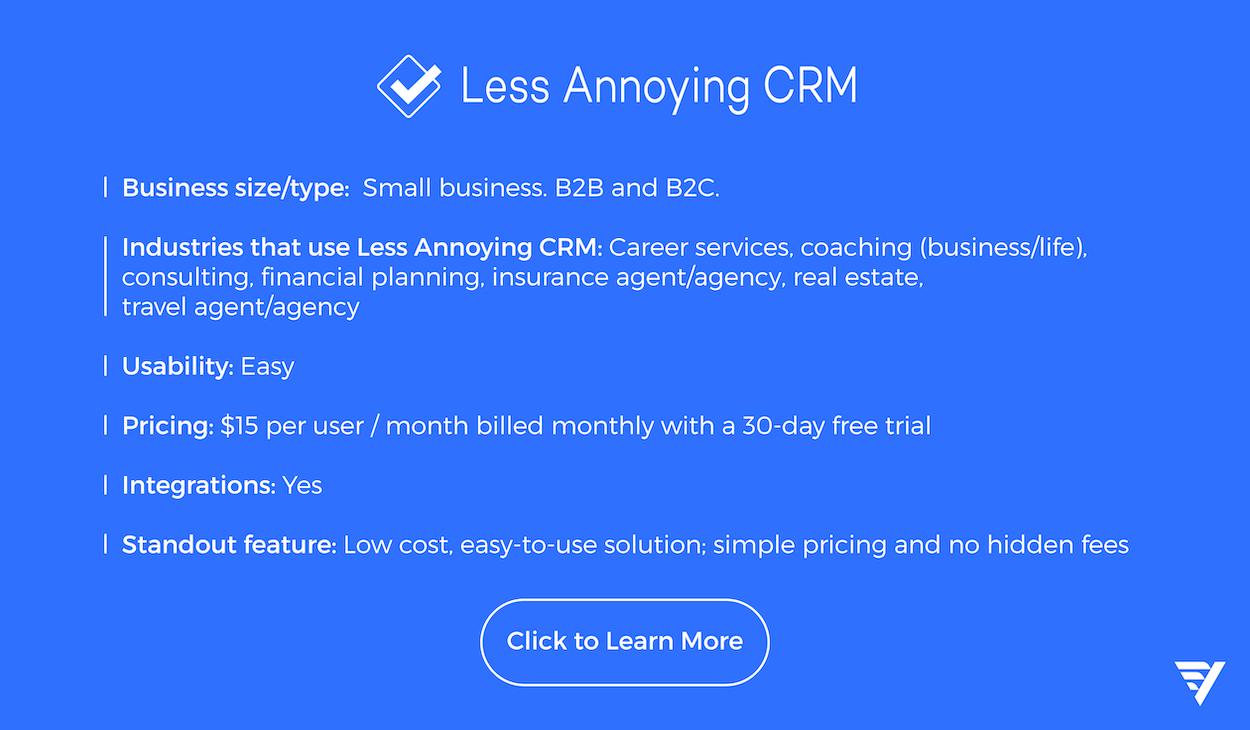 less annoying crm