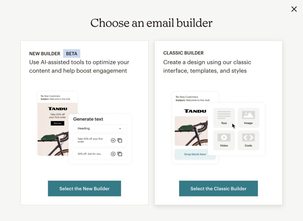 mailchimp webflow email marketing