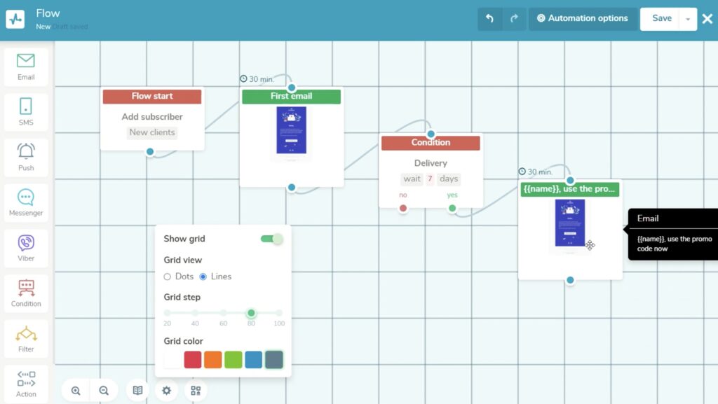 sendpulse email automation