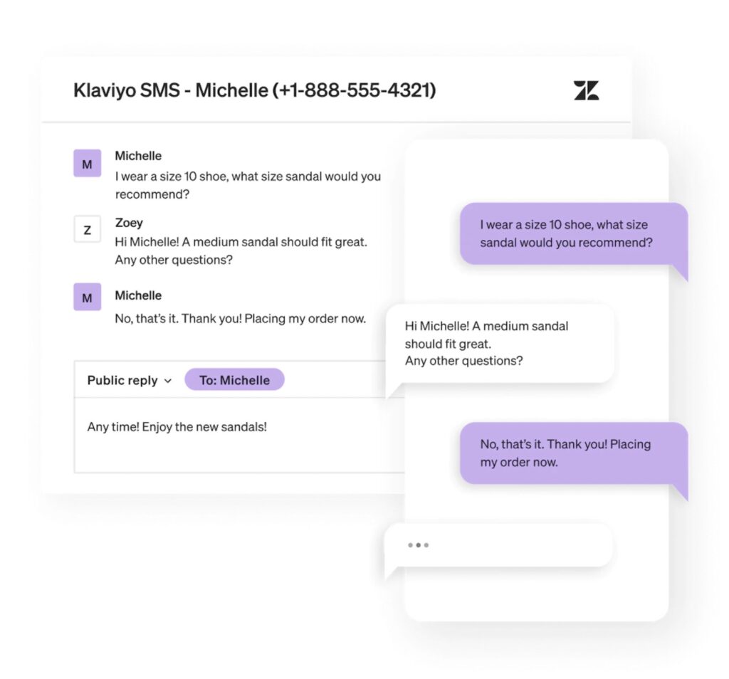 klaviyo sms and email marketing