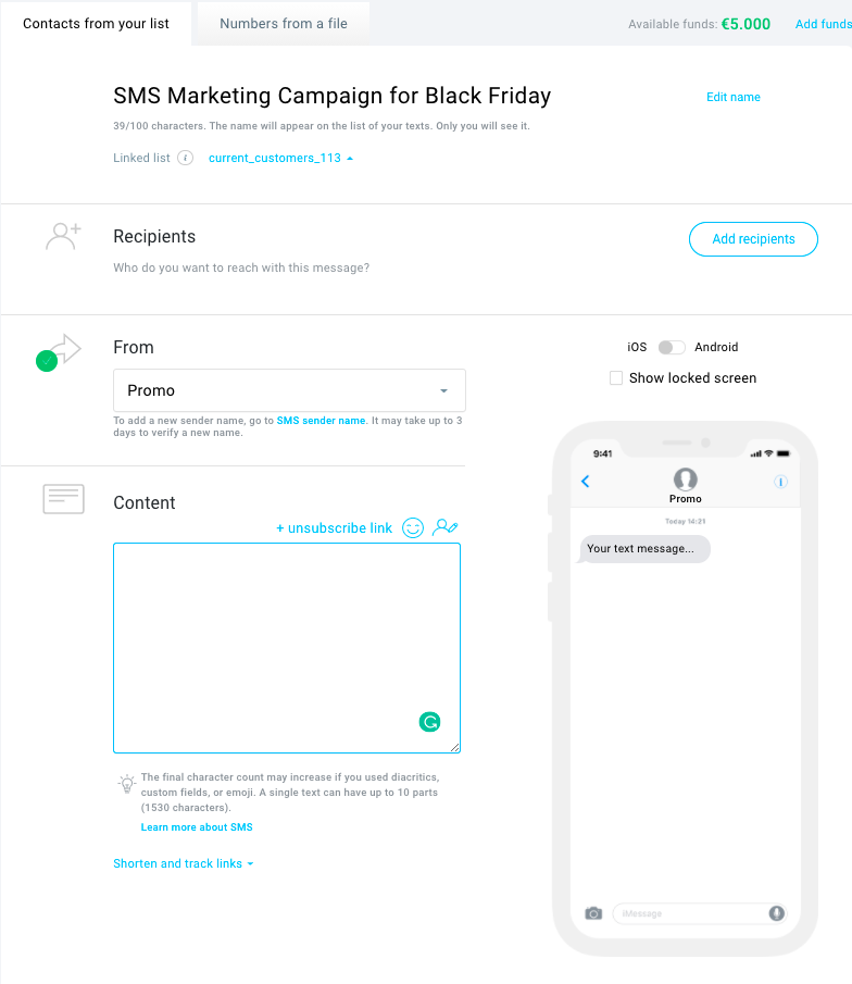 getresponse sms and email marketing